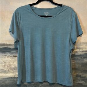 Athleta Blue Relaxed Short Sleeve T-Shirt